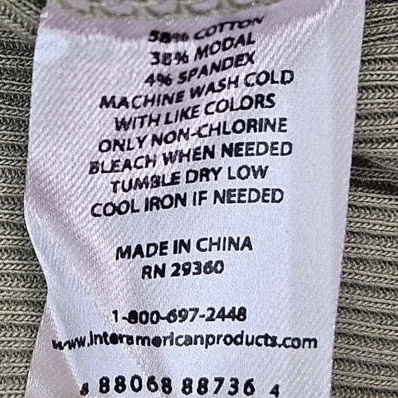 Dip T-Shirt Women's Size 3X Pale Green Solid Basic Casual Top New Without Tags‎ - Picture 8 of 9